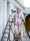 Gauri By Afsana Rayon With Embroidery Work Top With Bottom Dupatta